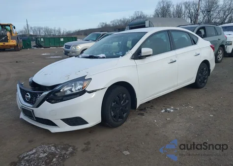 2017 Nissan Sentra Sv z USA, uszkodzony, nr VIN 3N1AB7AP7HY408552